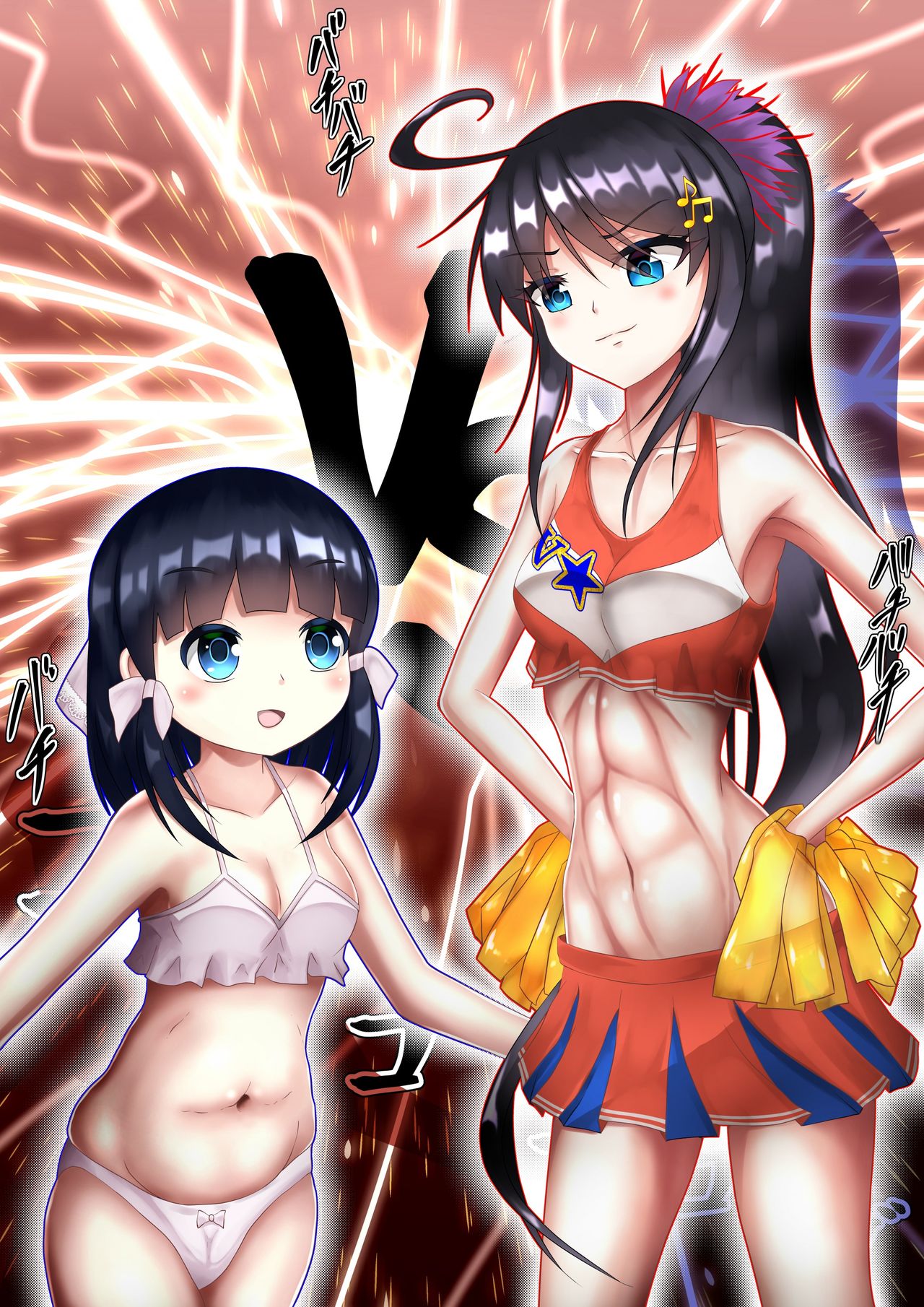 Kitaeageta Cheer Girl ga Darashinai Karada no Lolikko ni Makeru hazu Nai...! page 6 full