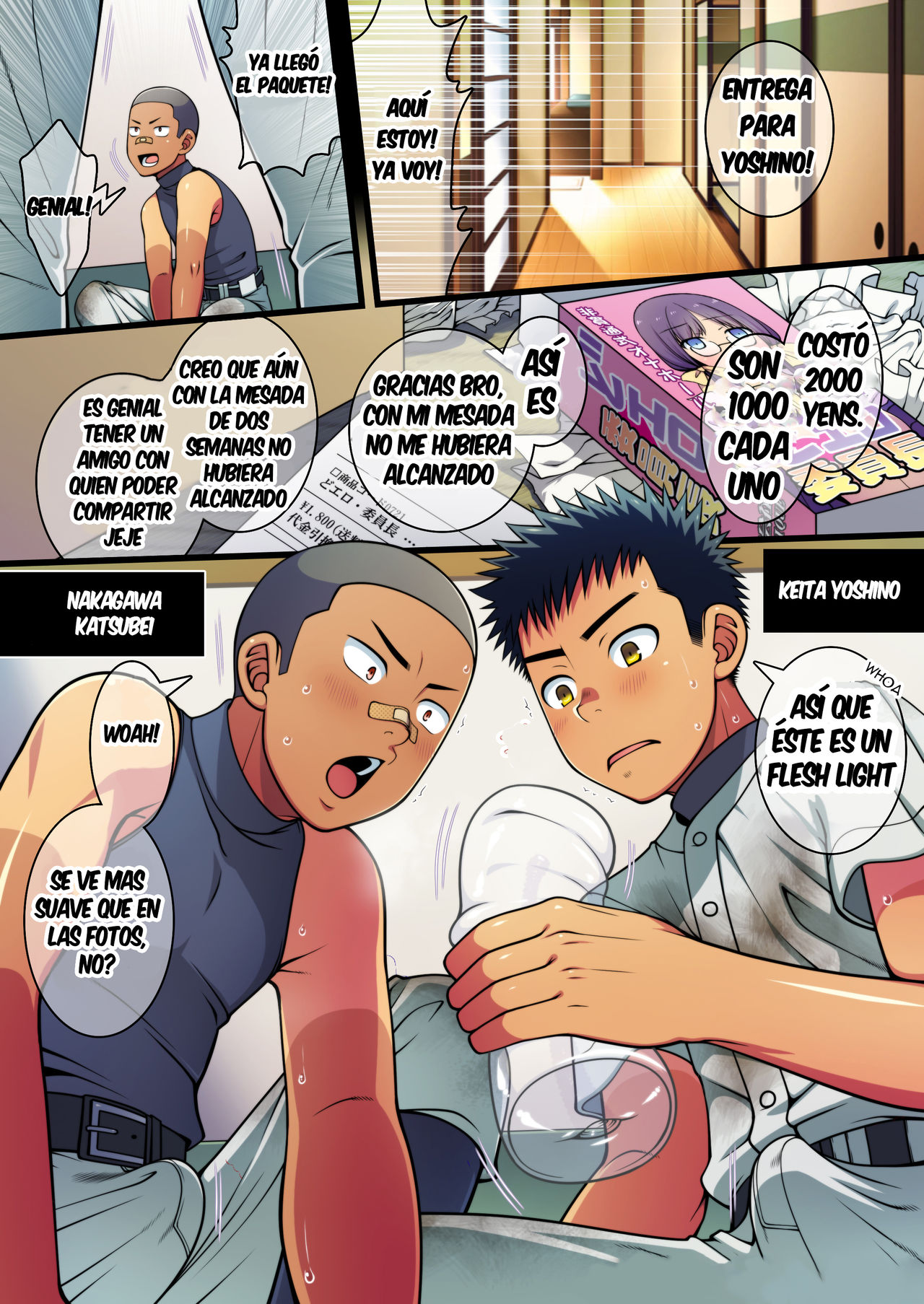 OnaFrie - Tomodachi to Futari de Hitotsu no Onahole o Katte Issho ni Tsukatta Hi no Hanashi. | Mi amigo y yo compramos un masturbador! page 4 full
