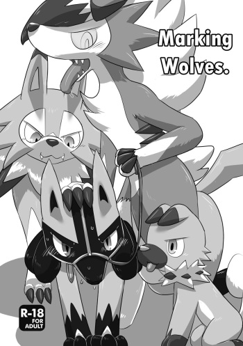 Marking wolves cover