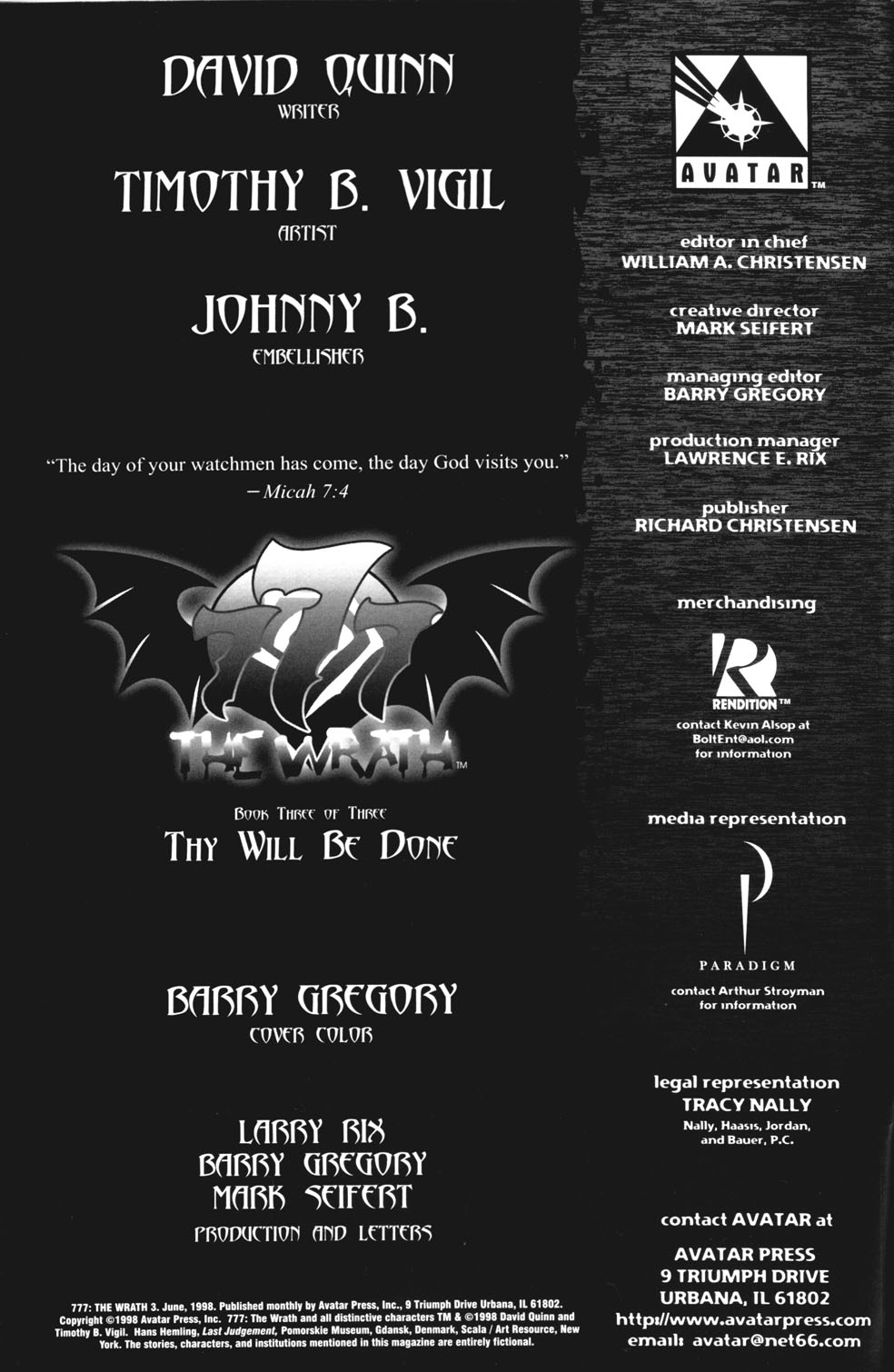 Faust 777 The Wrath 03 page 2 full