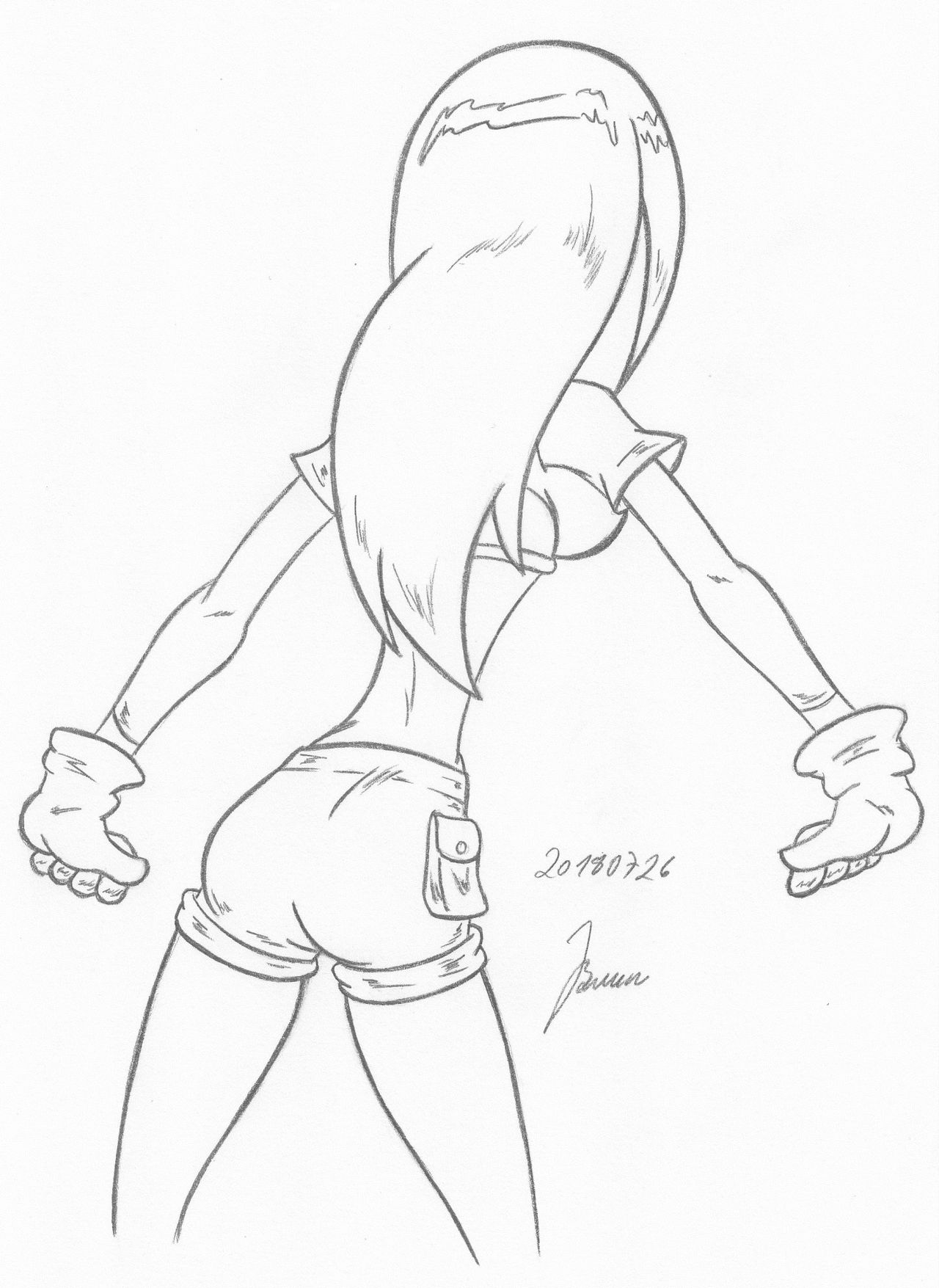 Terra_Teen Titans_Sketches work_1 page 2 full
