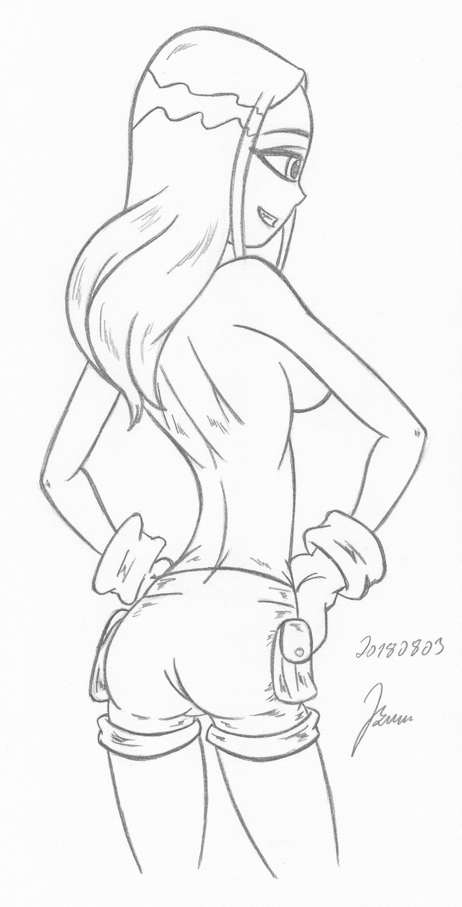 Terra_Teen Titans_Sketches work_1 page 7 full