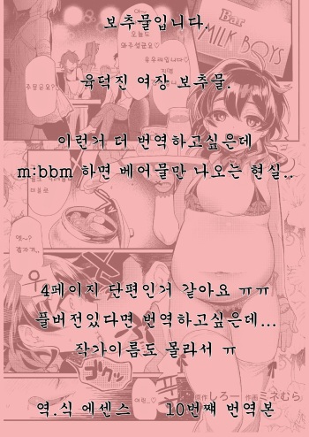 MILK BOYS cover
