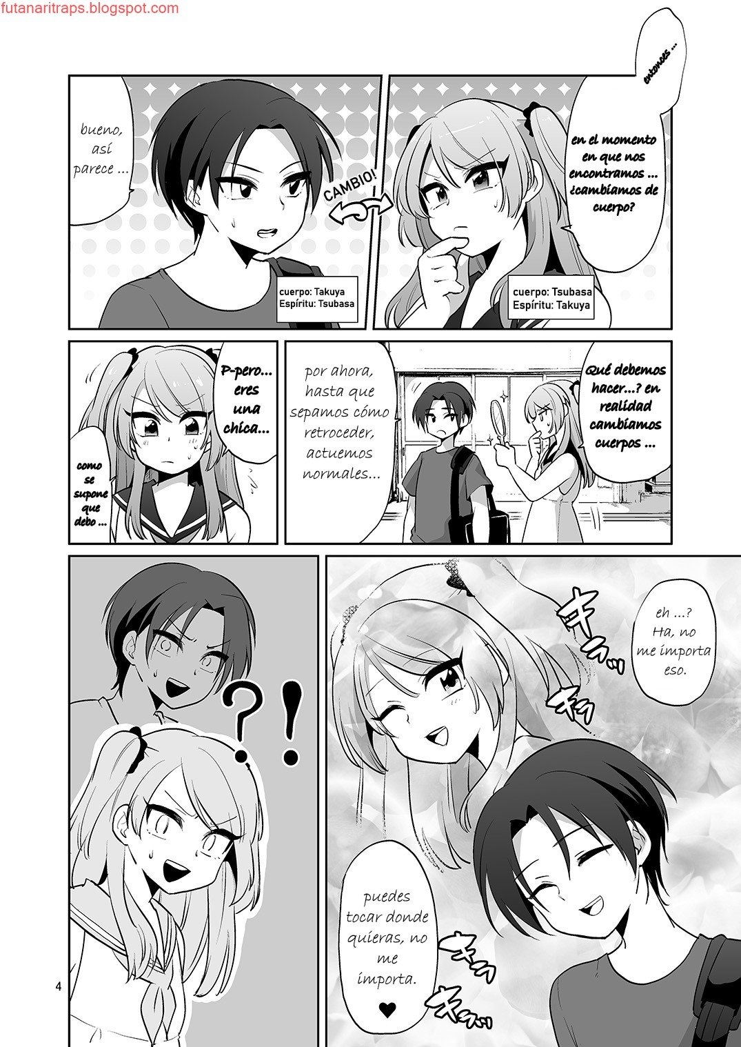 Ore to Aitsu no Karada ga Irekawatte Kawari ni Josou Enkou Saserareta Ken page 5 full