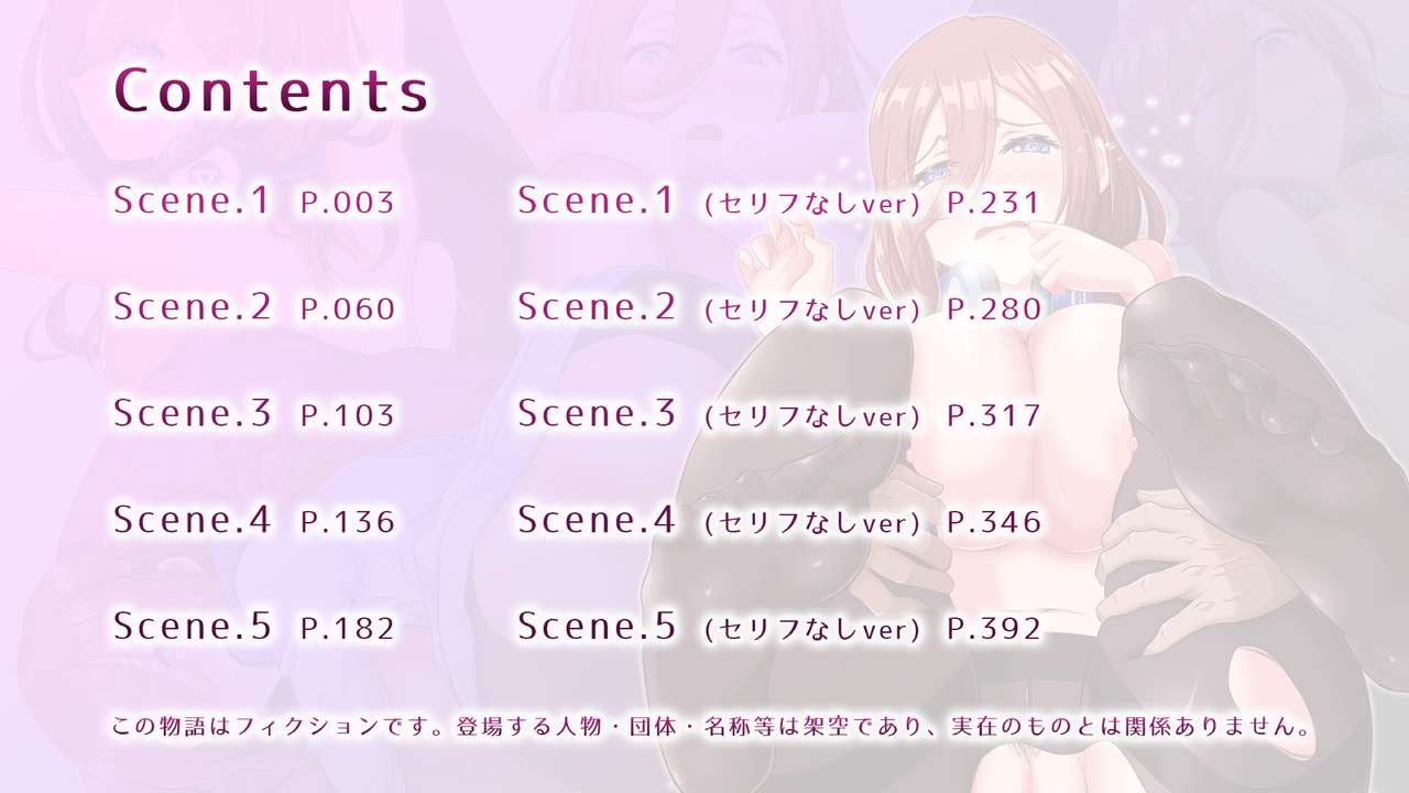 Shojo de Kyonyuu no Nakano Miku-chan ga Hitasura Yararete iru Sugata o Tada Mitai dake. page 2 full