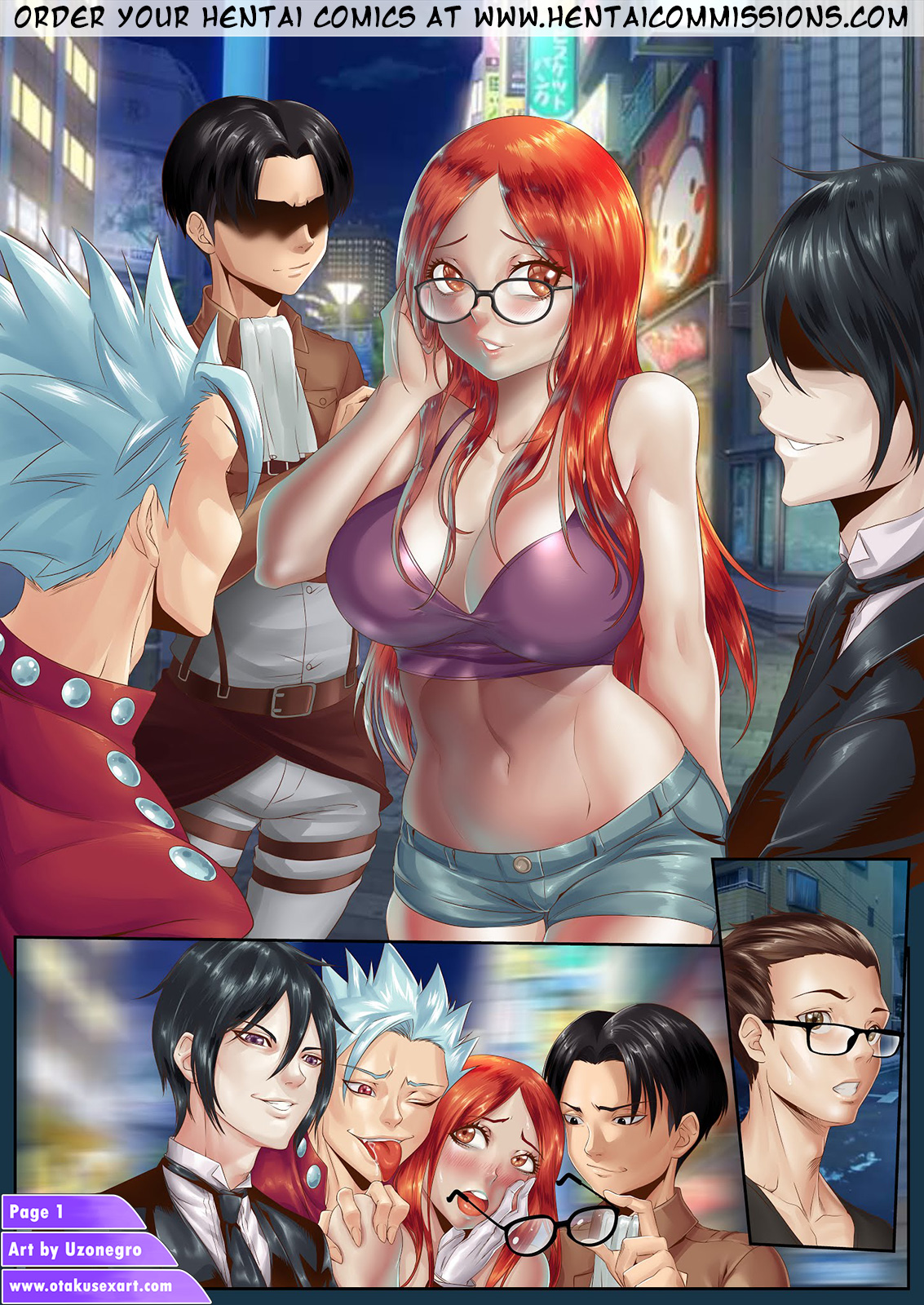 Roxette's Dream - Gangbang Hentai Comic page 1 full