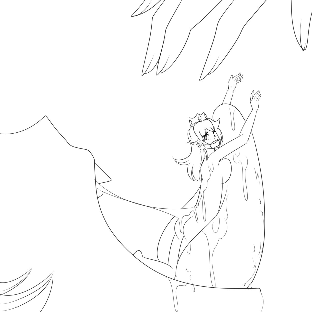 Bowsette Munch Sketch Pack page 8 full
