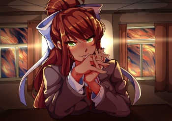 Monika Twitter Strip Tease Series cover