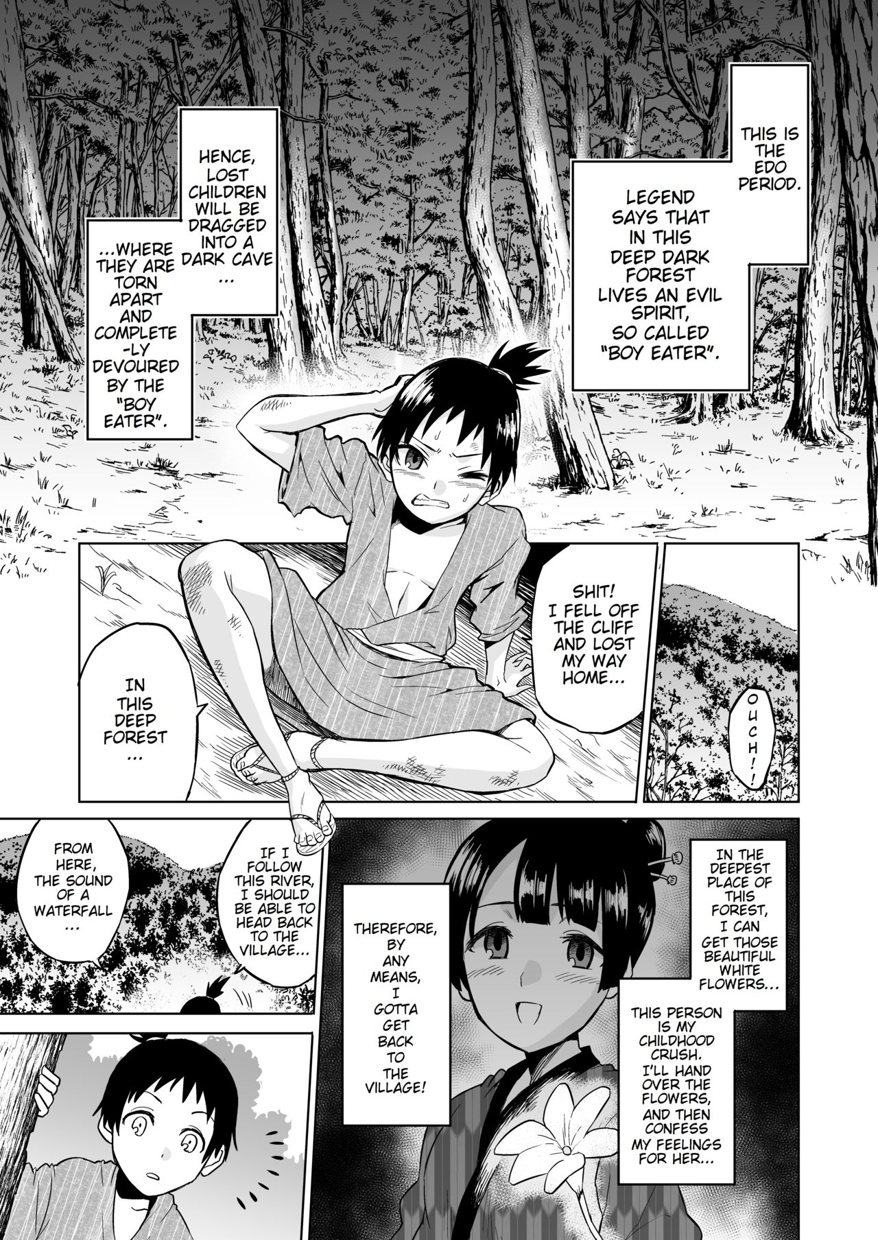 Warabe Kui ~Mori no Oku de Bijo Youkai ni Yuuwaku sarete~ page 3 full