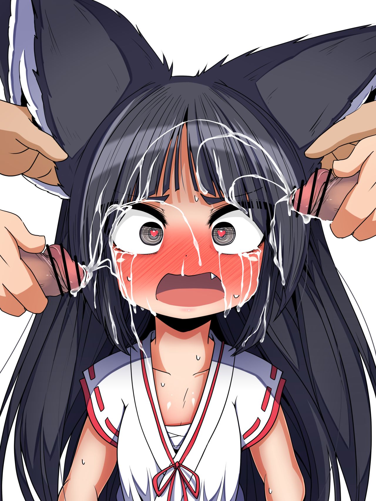 Mimi no Ana o Sakusaku Sareru to Sugu Kimochiyoku Nacchau Kemomimi Miko Musume-chan page 6 full