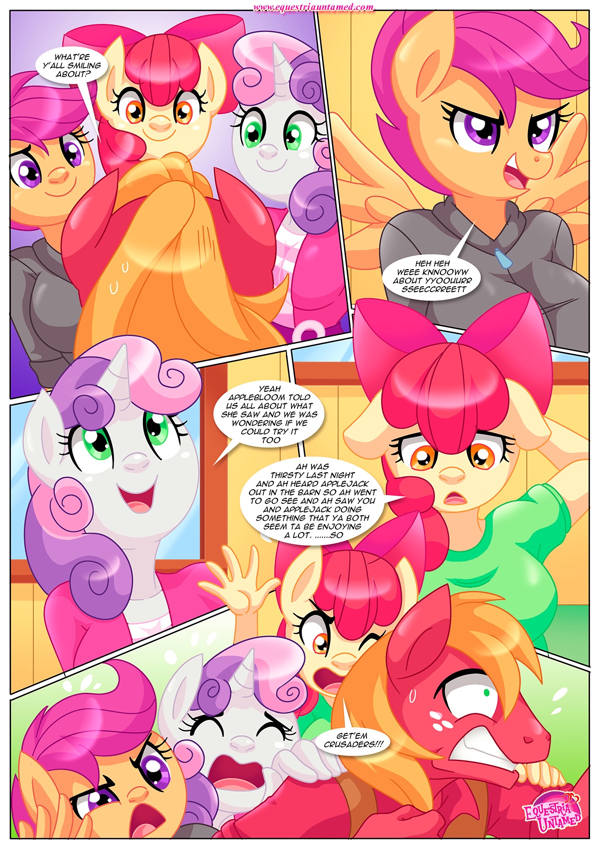 Applejack's secret is out! page 8 full