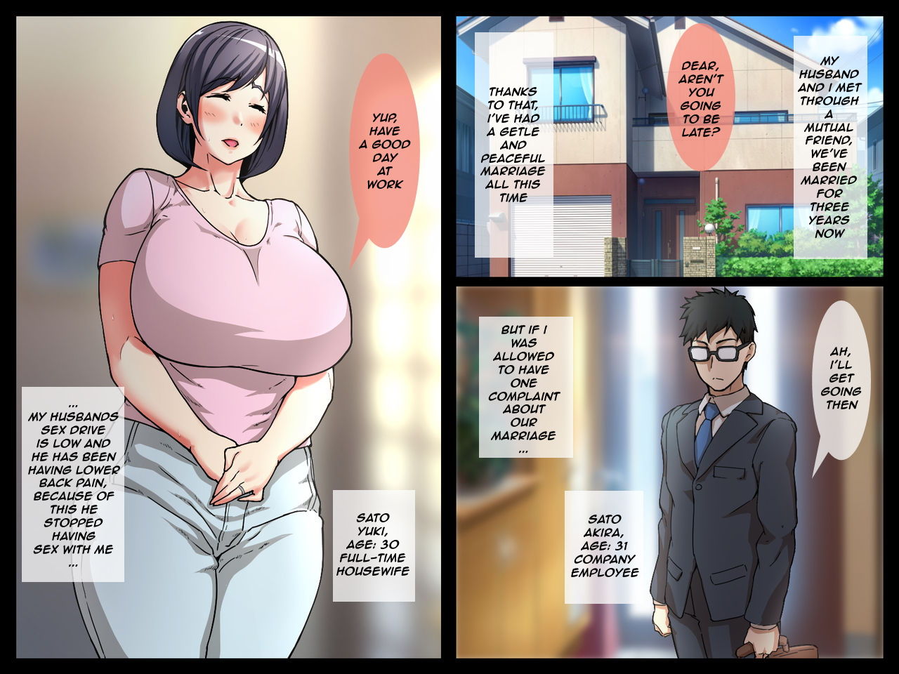 Kokujin Ryuugakusei ni Netorareru Hitozuma ~Zenpen~ | Wife NTR'd by a Black Exchange Student Part 1 page 2 full