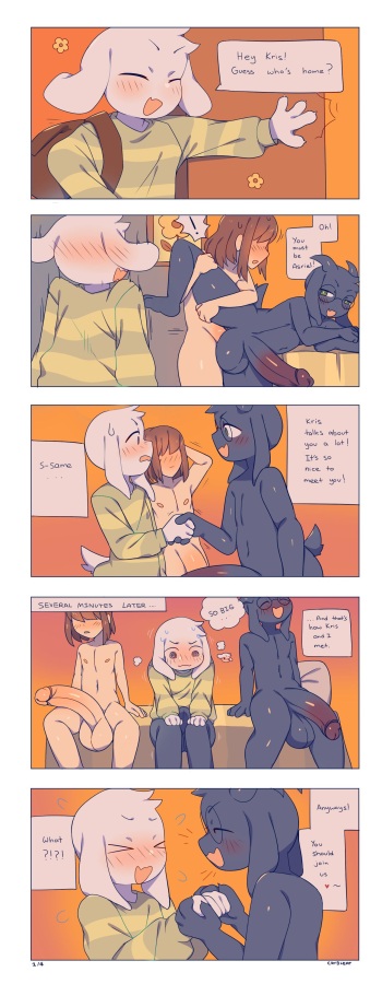 Asriel Gangbang cover