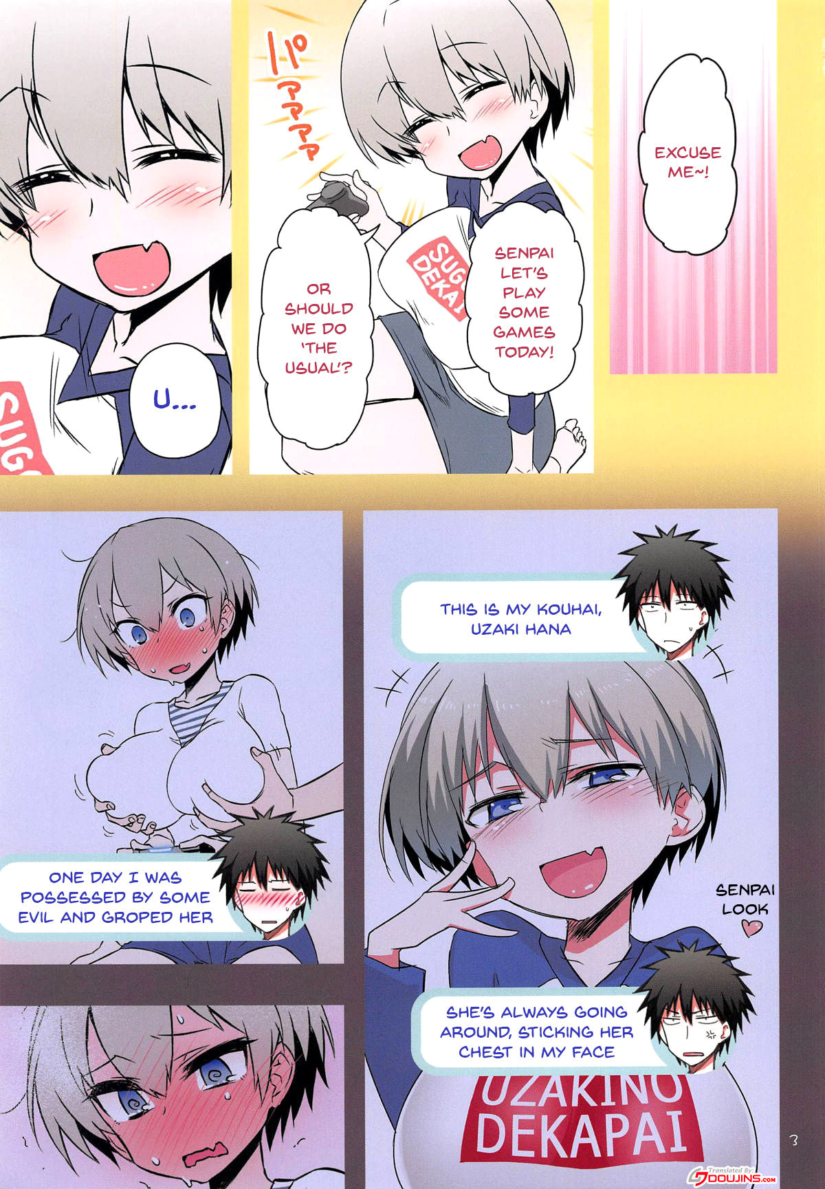 Uzaki-chan wa H Shitai! page 2 full