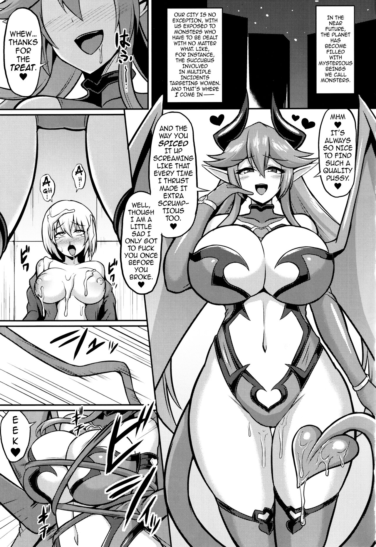 Les Inma no Inmon Kairaku Choukyou 2 | A Lesbian Succubus’s Lust Crest Pleasure Training 2 page 2 full