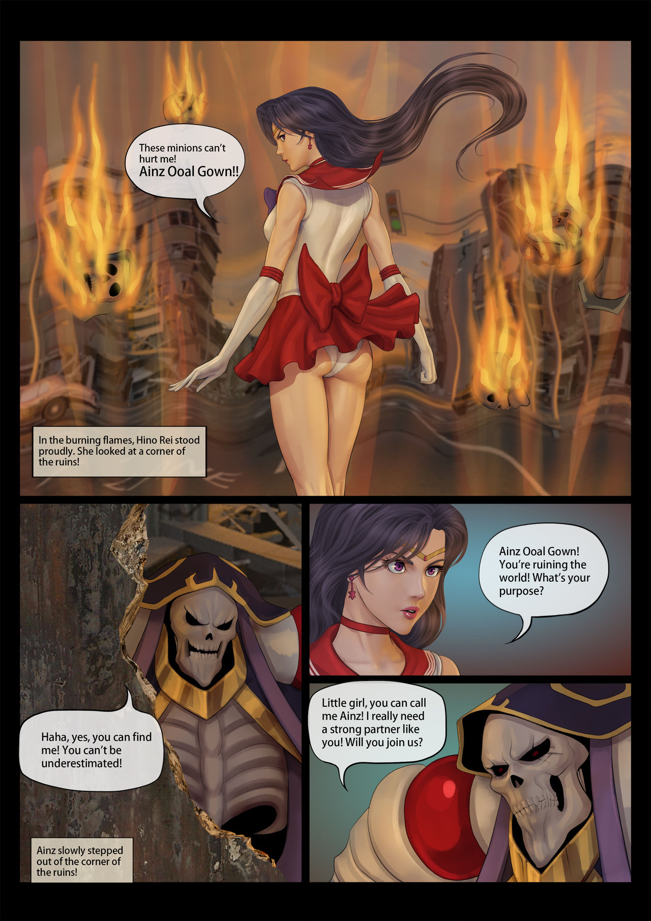 Sailor Mars feather fanbox page 7 full