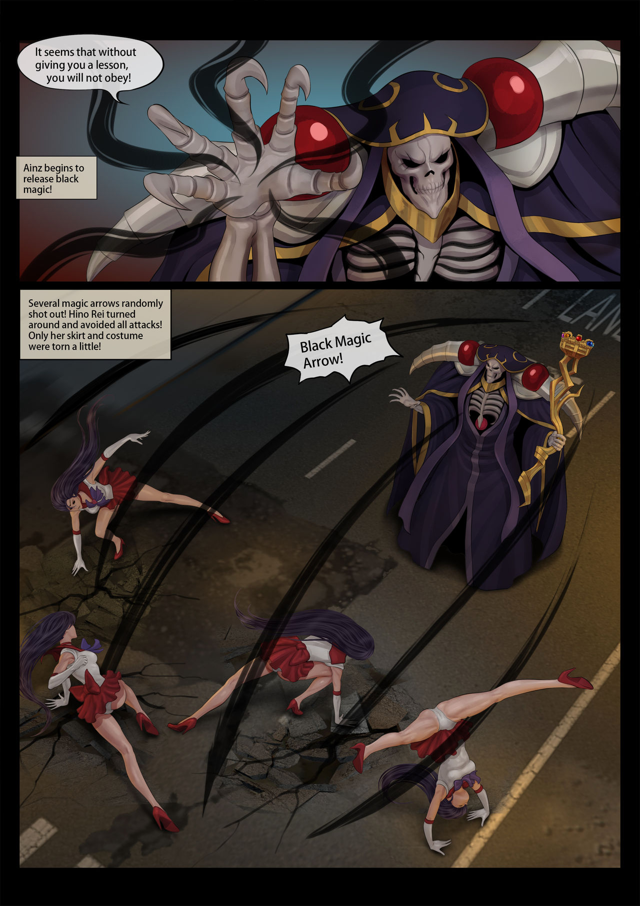 Sailor Mars feather fanbox page 9 full
