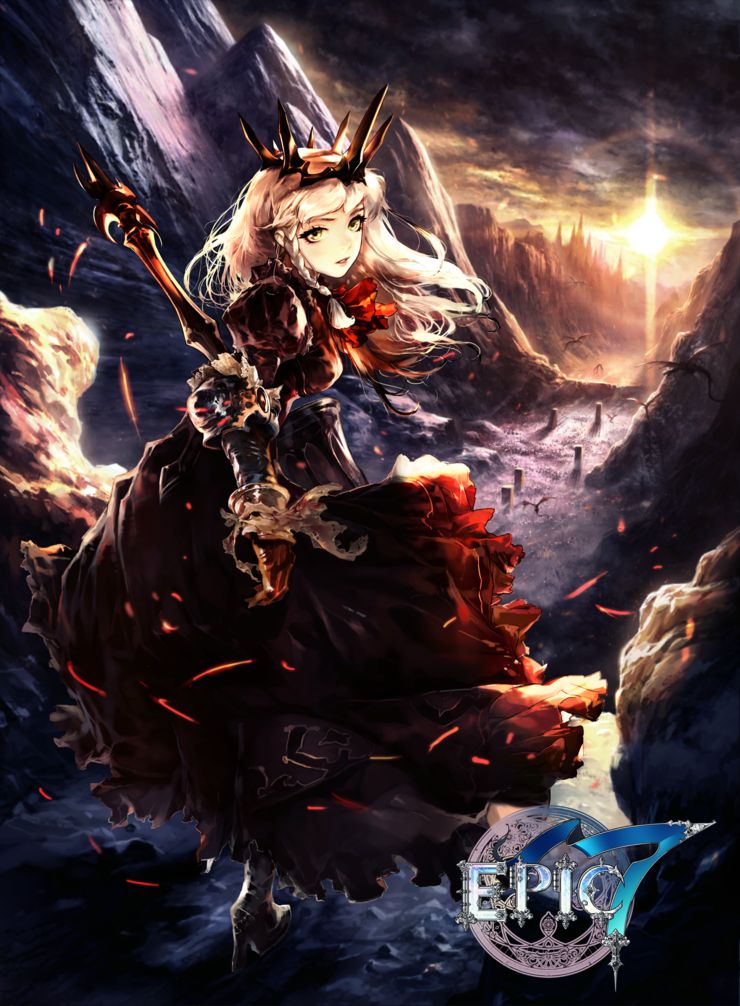 Epic Seven character illustration page 1 full