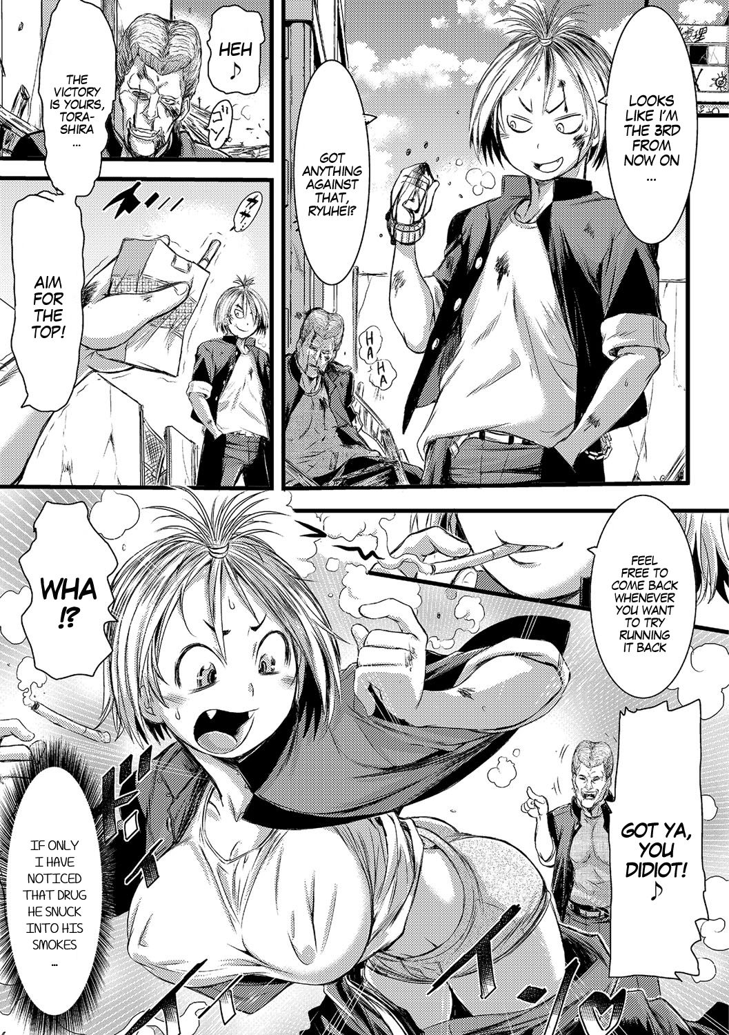 Kenka no Tora Gakuran Banchou Nyotaika Lynch | Brawling Tiger Gender Bender Gangrape of the Head Delinquent page 5 full