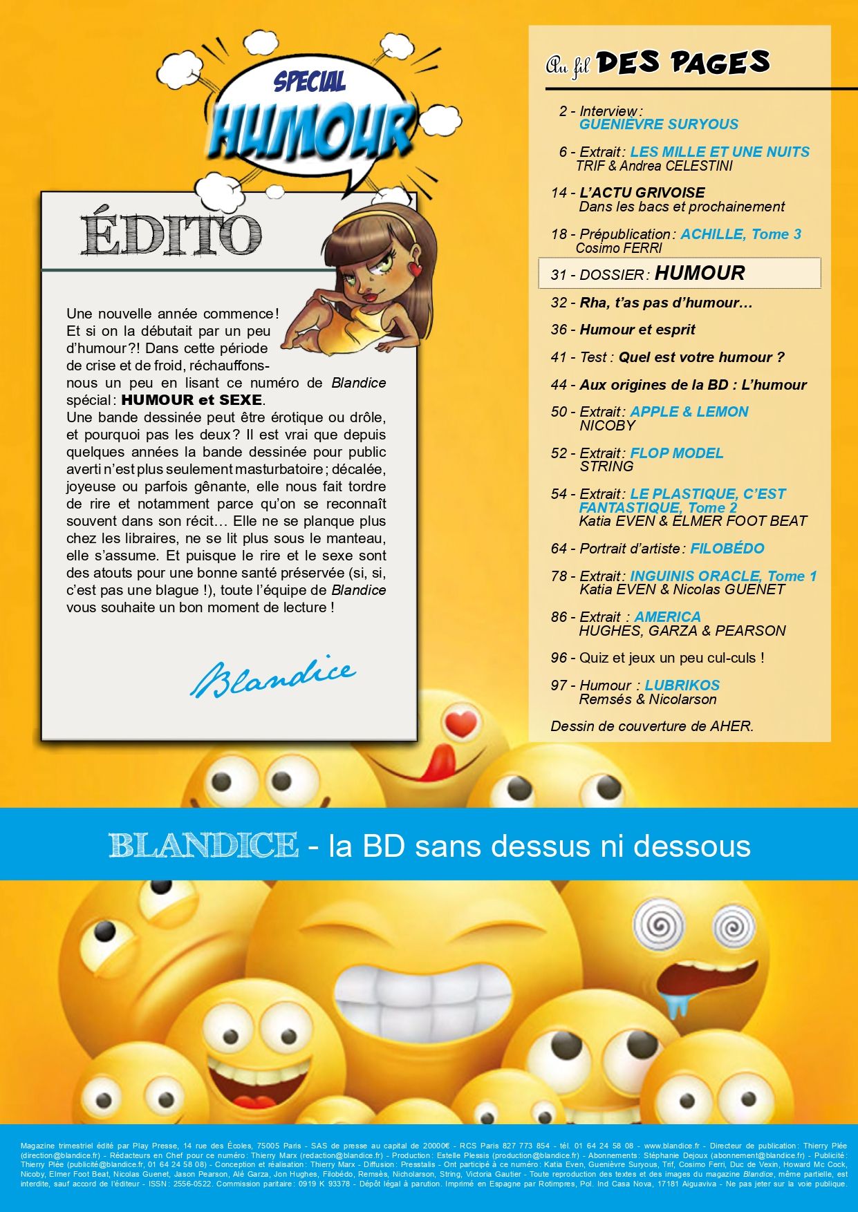 Blandice - 12 - Humour et sexe dans la bd page 3 full