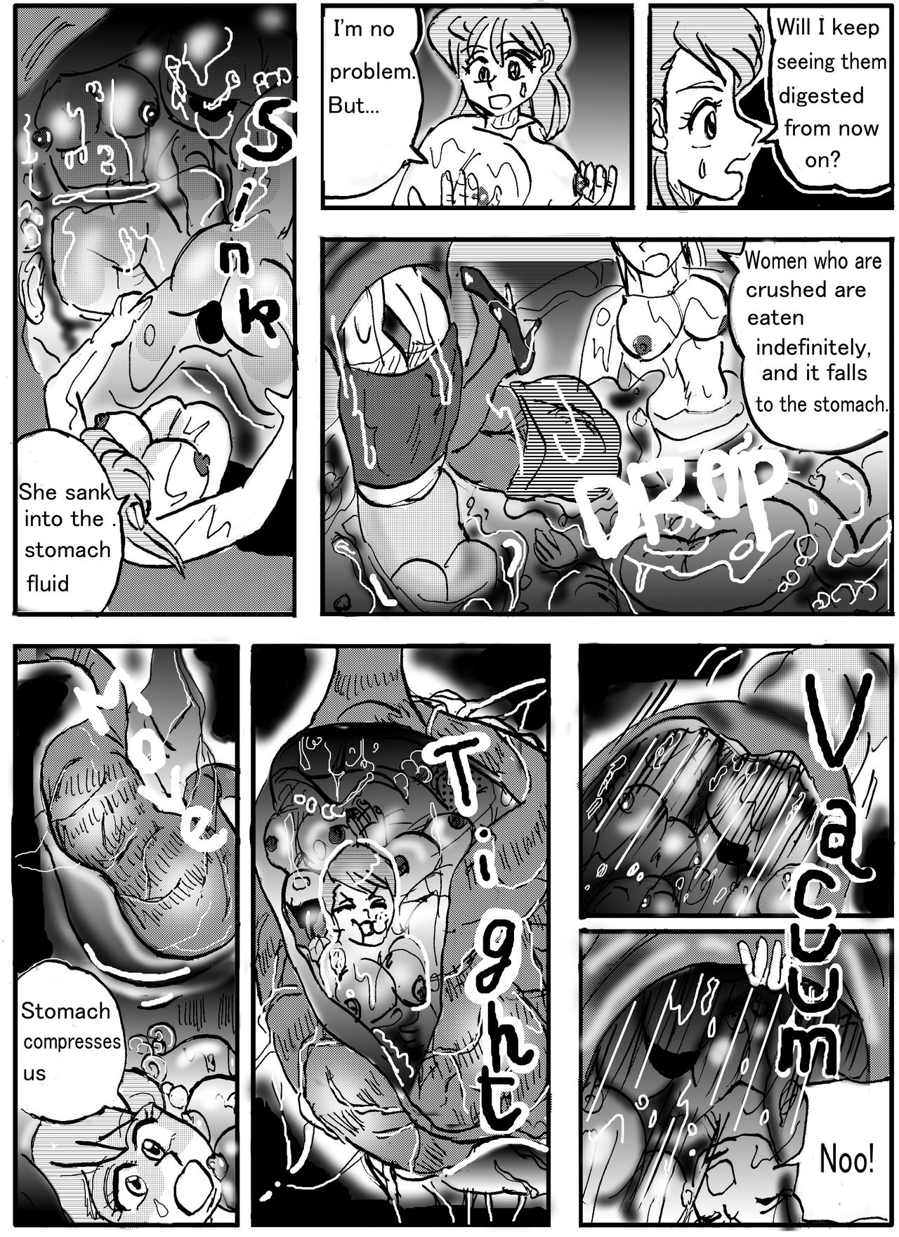 The real vore of the gaintess &amp; Man-sucking leech fear page 6 full