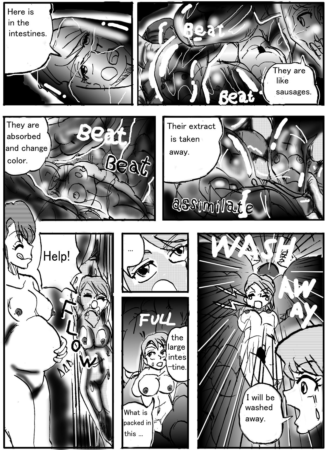 The real vore of the gaintess &amp; Man-sucking leech fear page 7 full
