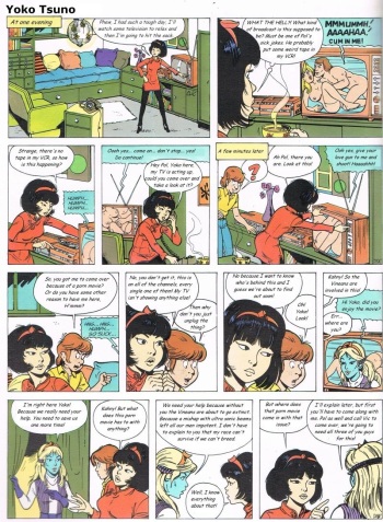 Yoko Tsuno. The Vineans' Virility issue broadcast cover