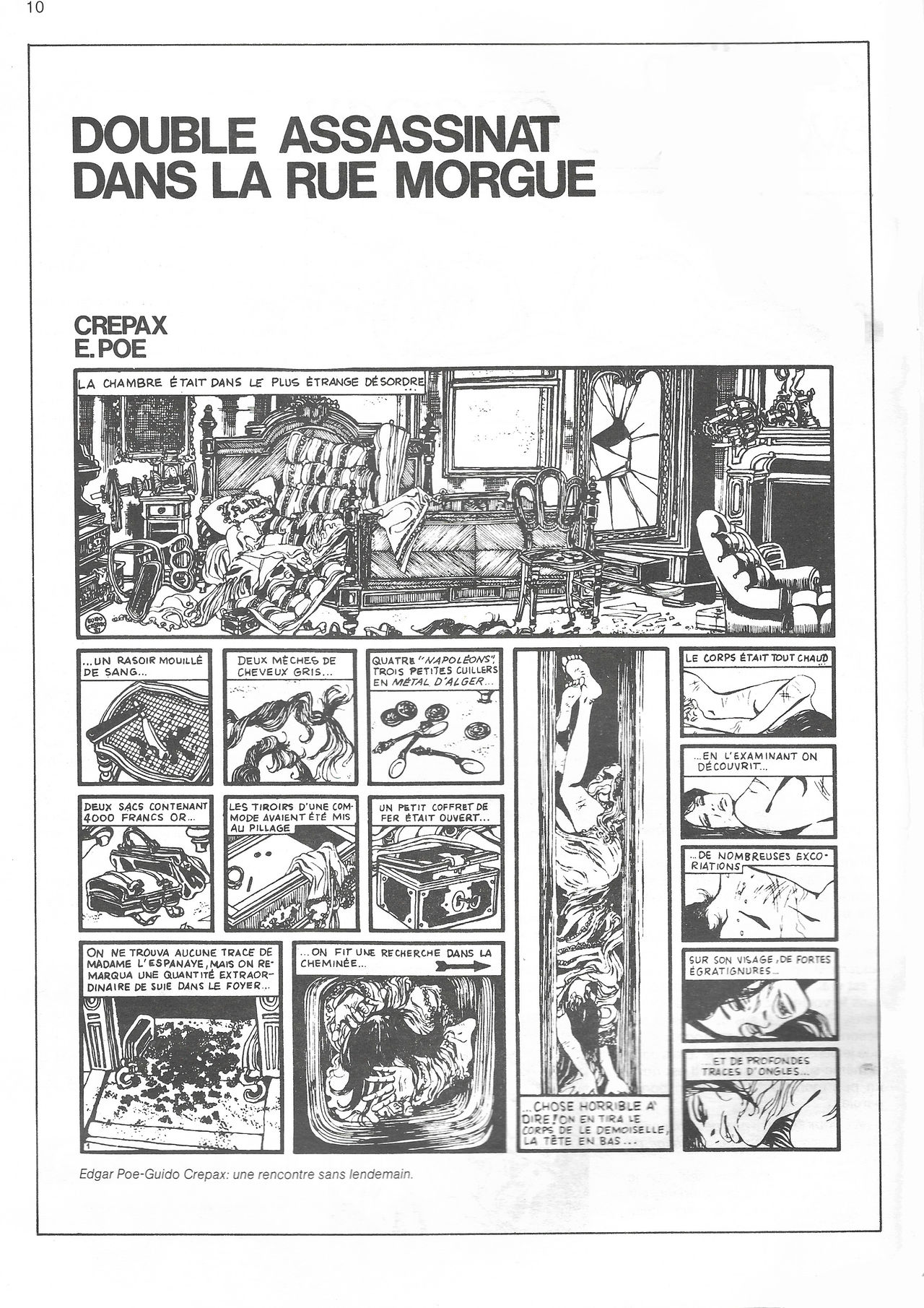 CREPAX - Les cahiers de la bande dessinée n°52 page 8 full