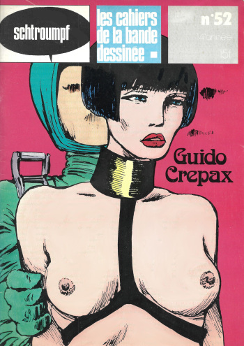 CREPAX - Les cahiers de la bande dessinée n°52 cover