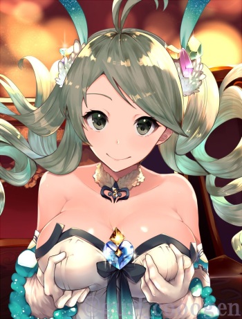 Beautiful girls in Granblue Fantasy cover