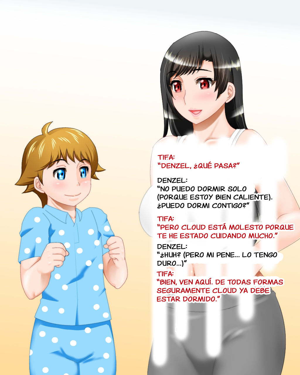 Muramura Shite Nemurenai kara Tifa ni Tanon de Miyou page 4 full