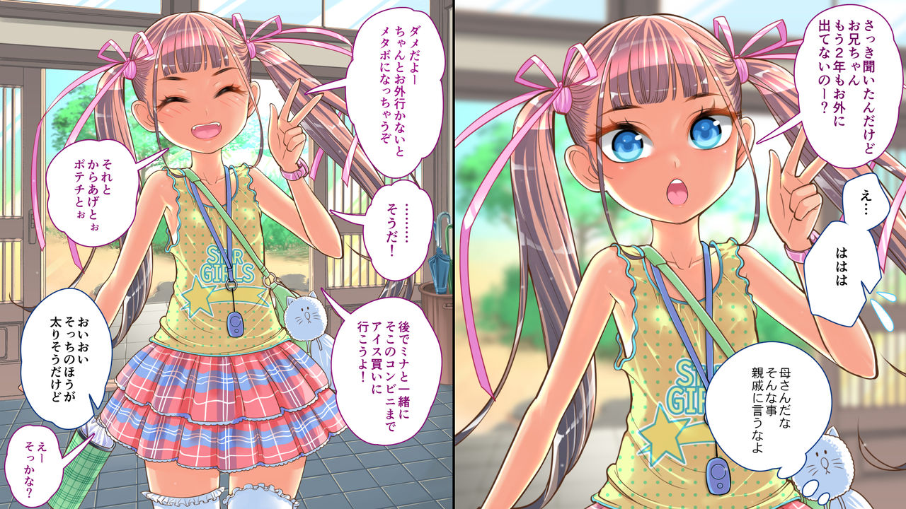 Jitakukeibiin no Boku no Heya ni Itoko no Onnanoko ga Kita Kara Itazura Shite Mita page 8 full