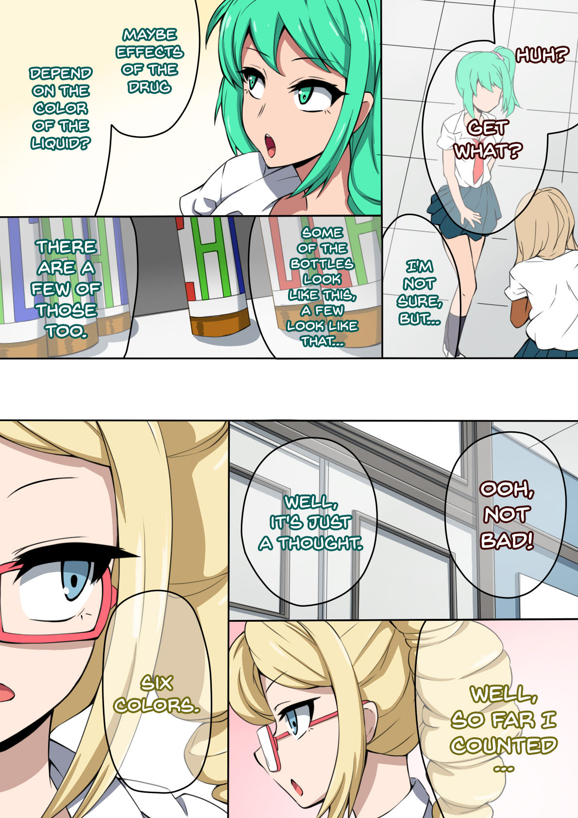 CHC ~Iro ni Somerarete Iku Gakuen~ Chuuhen page 4 full