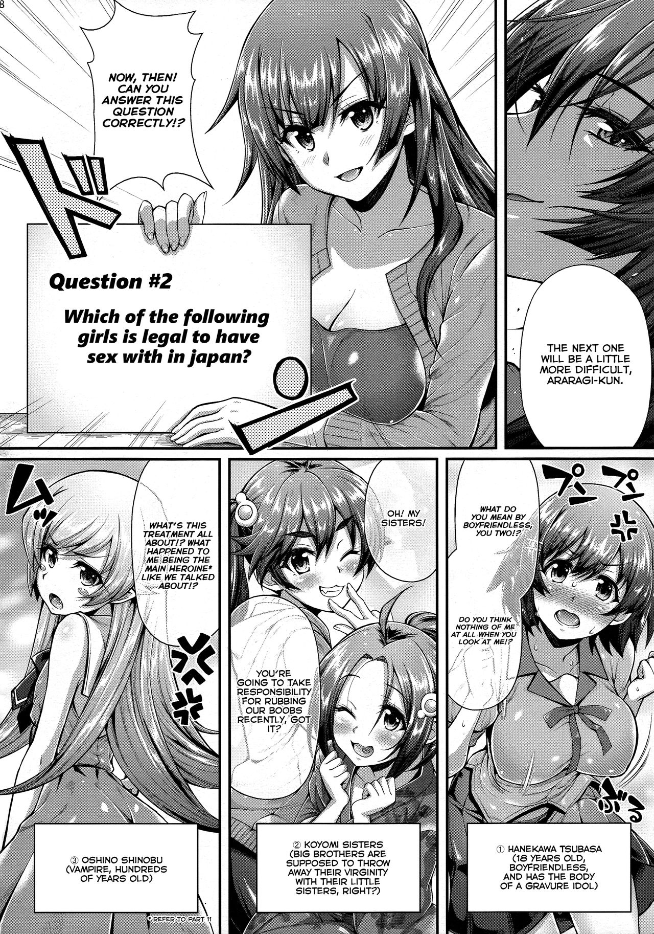 Pachimonogatari Part 12: Koyomi Reform page 8 full
