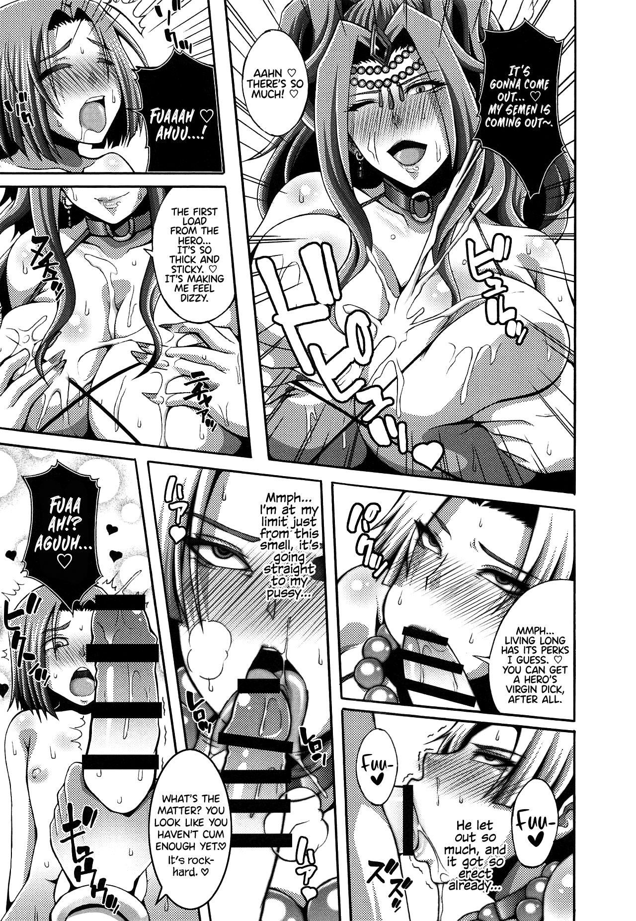 Dosukebe BBA ga Nihiki Arawareta BBA-tachi wa Okashite Hoshisou ni Kochira o Miteiru page 10 full