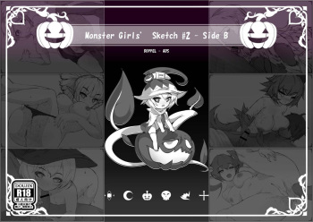 Monster Girl Sketch #2 - B cover