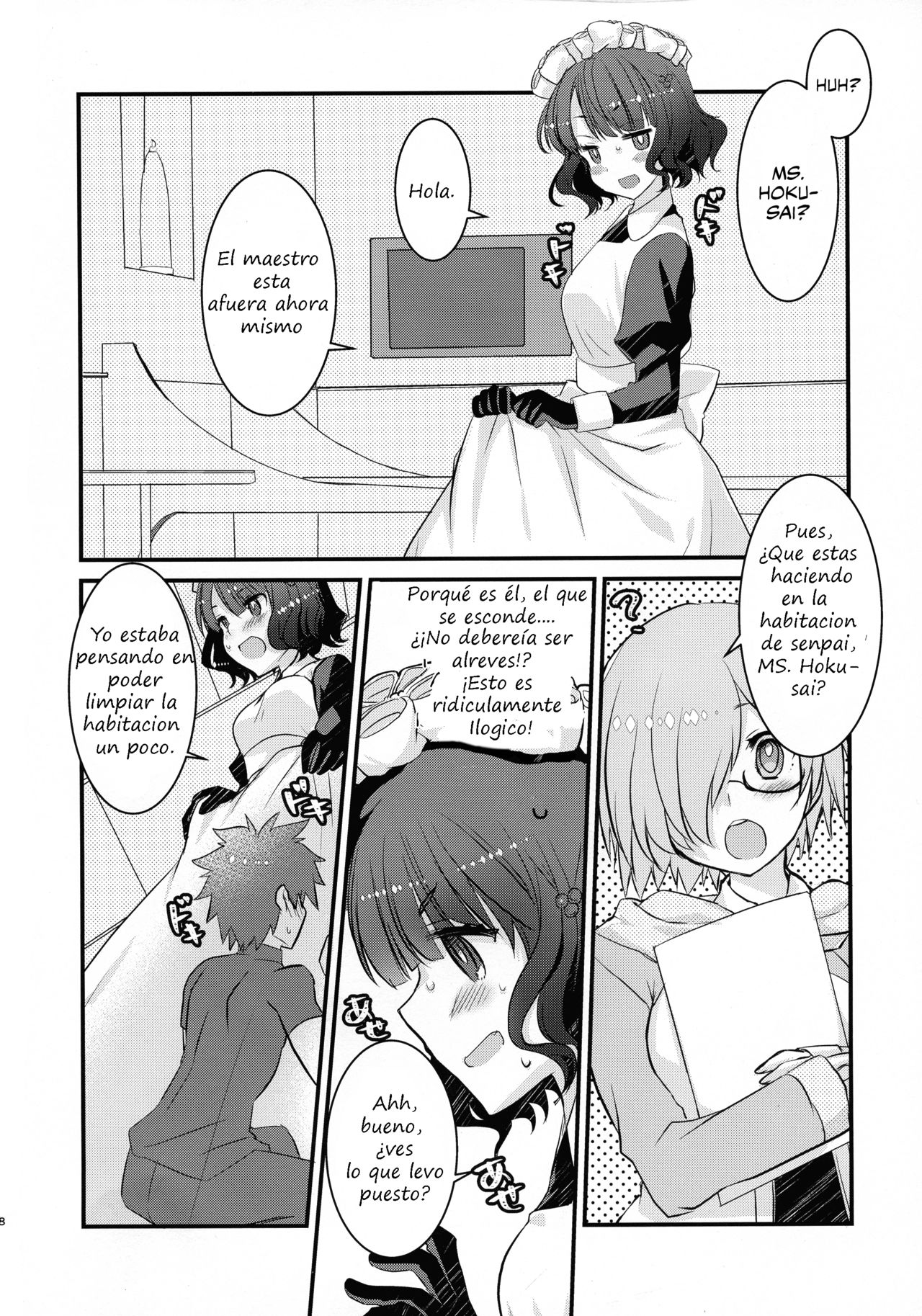 Maid Oui-san to Icha Love Sukebe Suru Hon | Mi sirvienta Oui-san y yo estamos calientes page 7 full