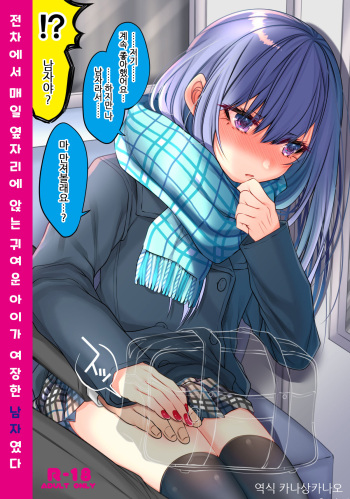 Densha de Mainichi Tonari ni Suwatte kuru Kawaii Ko ga Josou shita Otoko datta | 전차에서 매일 옆자리에 앉는 귀여운 아이가 여장한 남자였다 cover