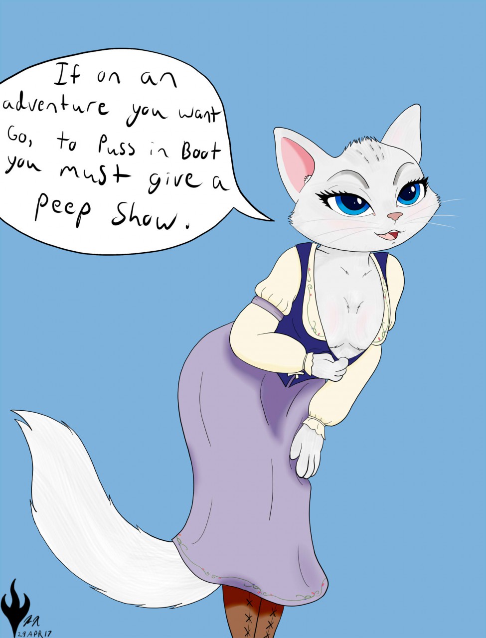Dulcinea showing a little fur page 1 full