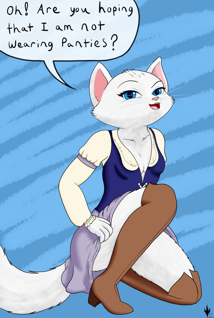 Dulcinea showing a little fur page 3 full