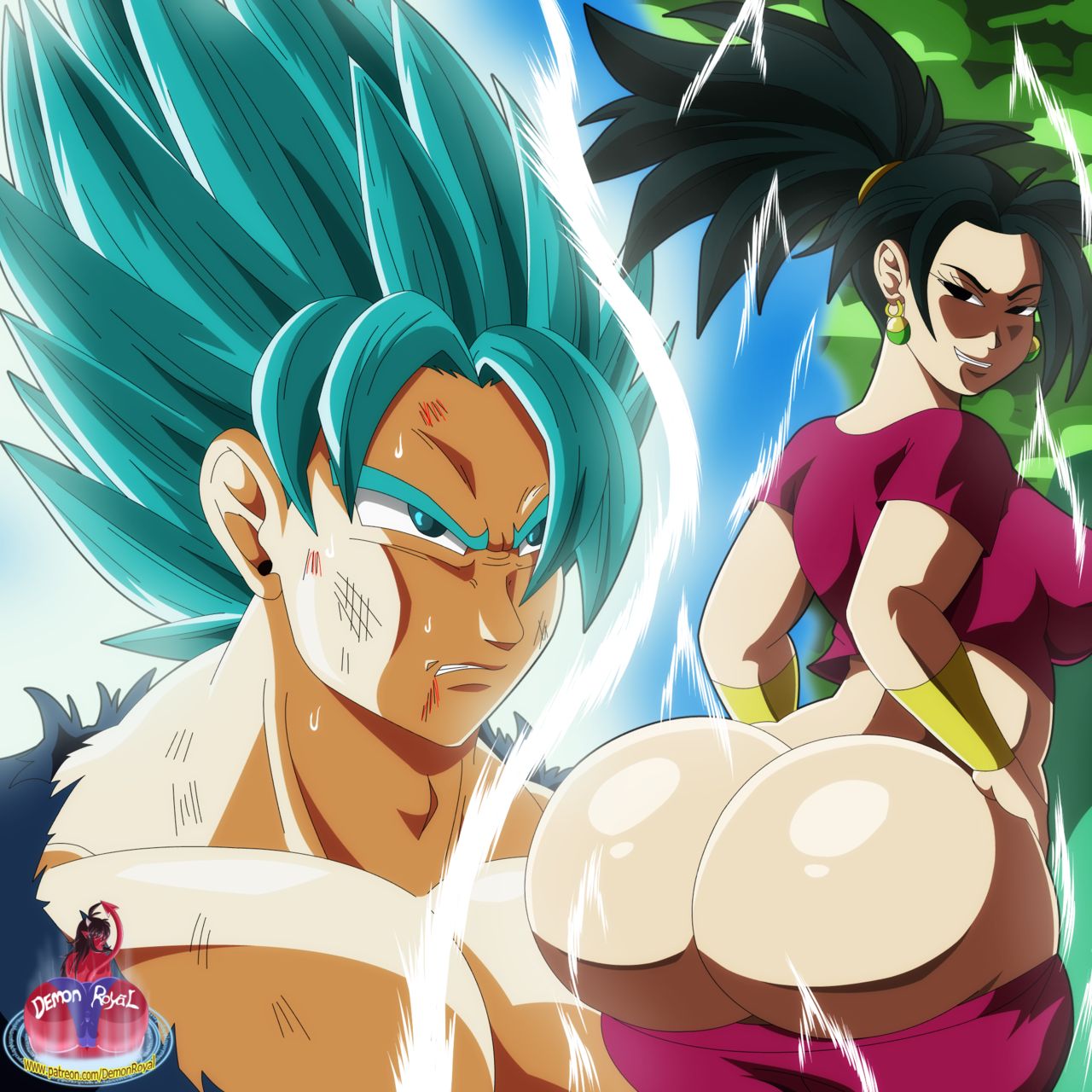 Goku vs Kale and Caulifla page 1 full