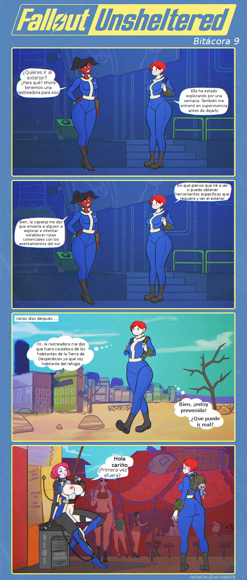 Fallout Unsheltered   - Spanish translation page 10 full