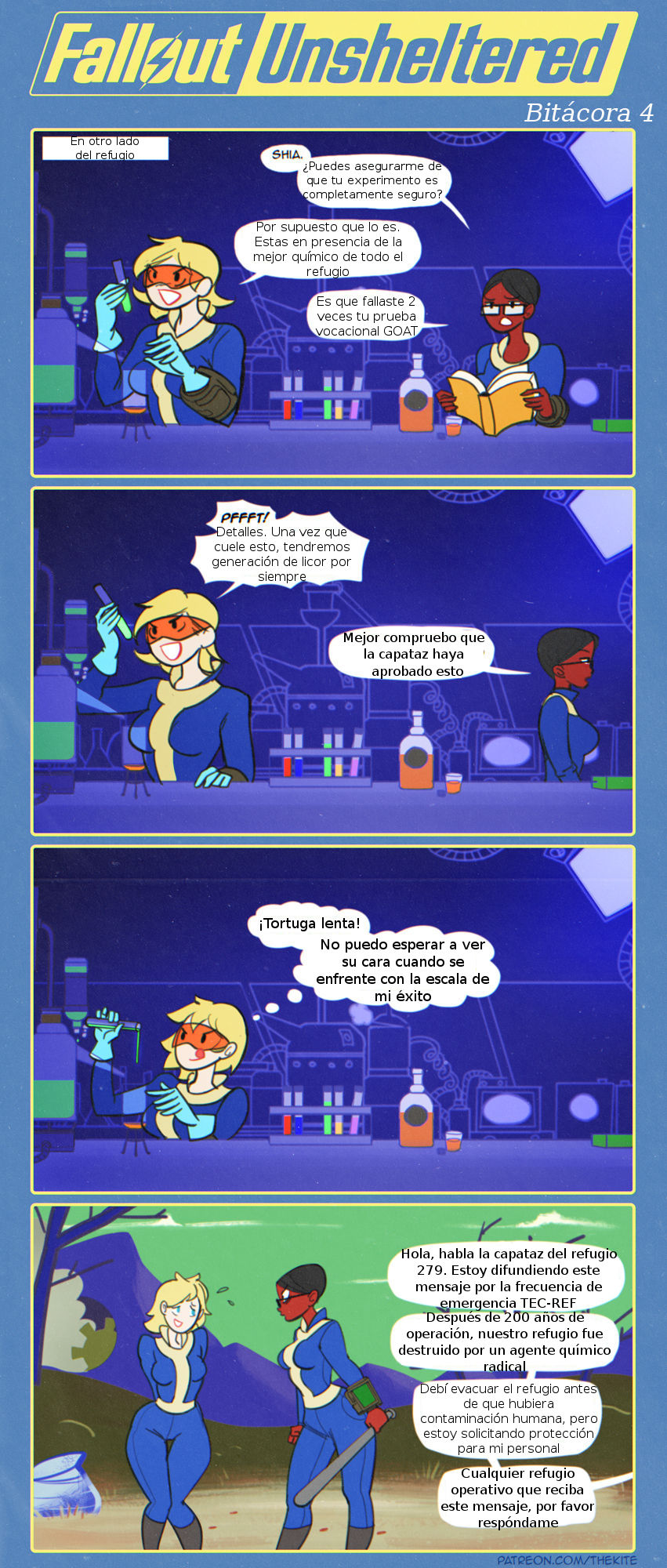 Fallout Unsheltered   - Spanish translation page 5 full