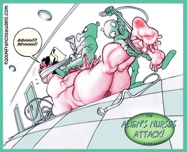 Alien's Nurses Attack page 6 full