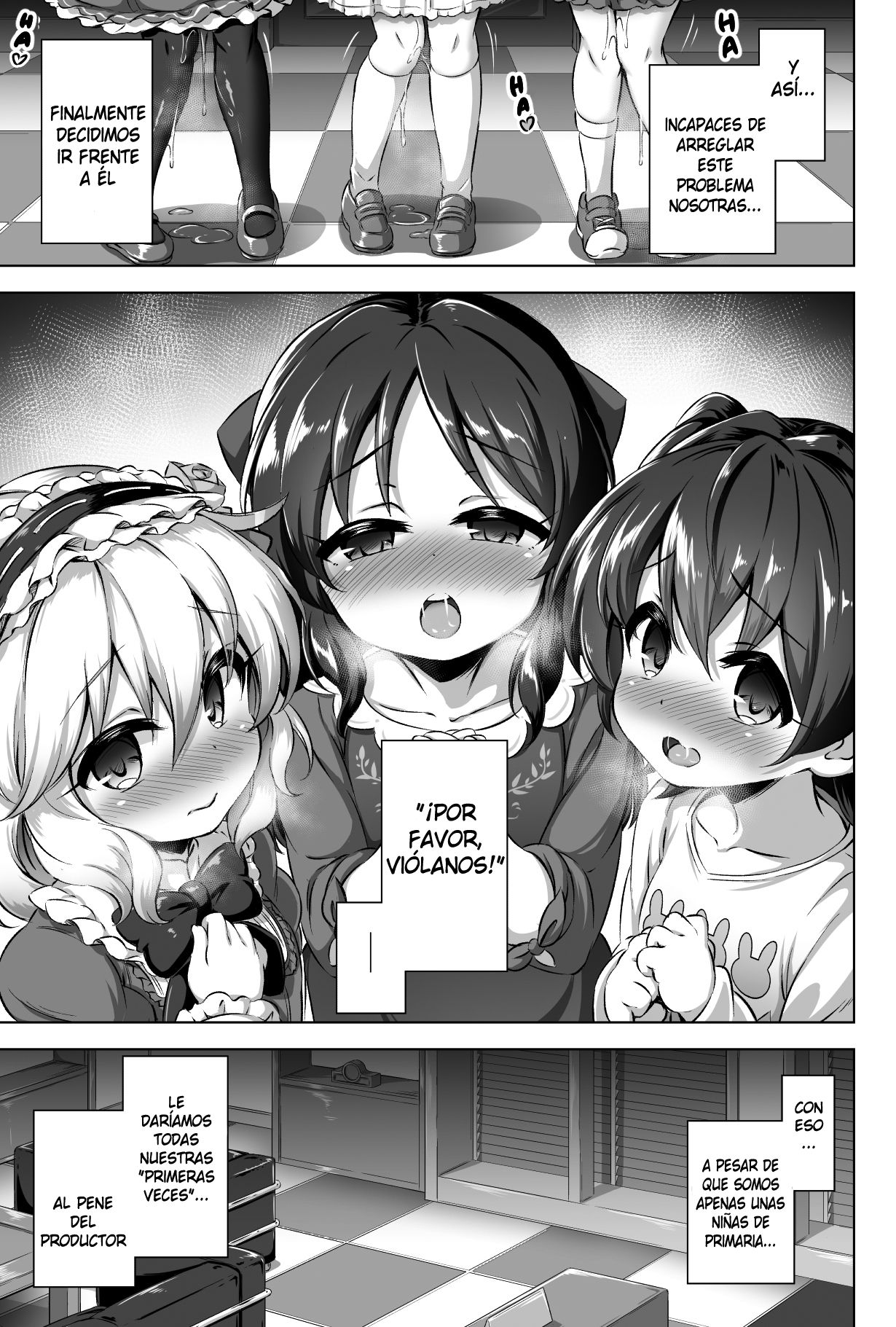Maso Loli 1 P-san no Ochinpo Dorei ni Naritai | Maso Loli 1 Todo lo que queremos es convertirnos en las esclavas del pene de P-kun page 6 full
