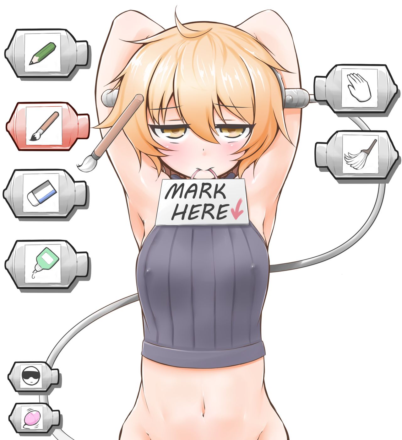 Hand Marker-chan no Kokuban ni Oekaki dekiru Appli page 5 full