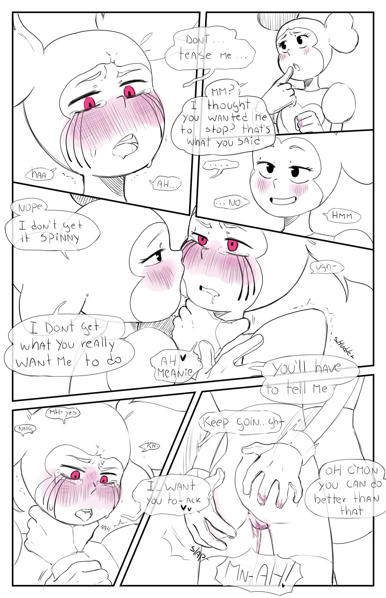 Short Spinel selfcest comic page 3 full