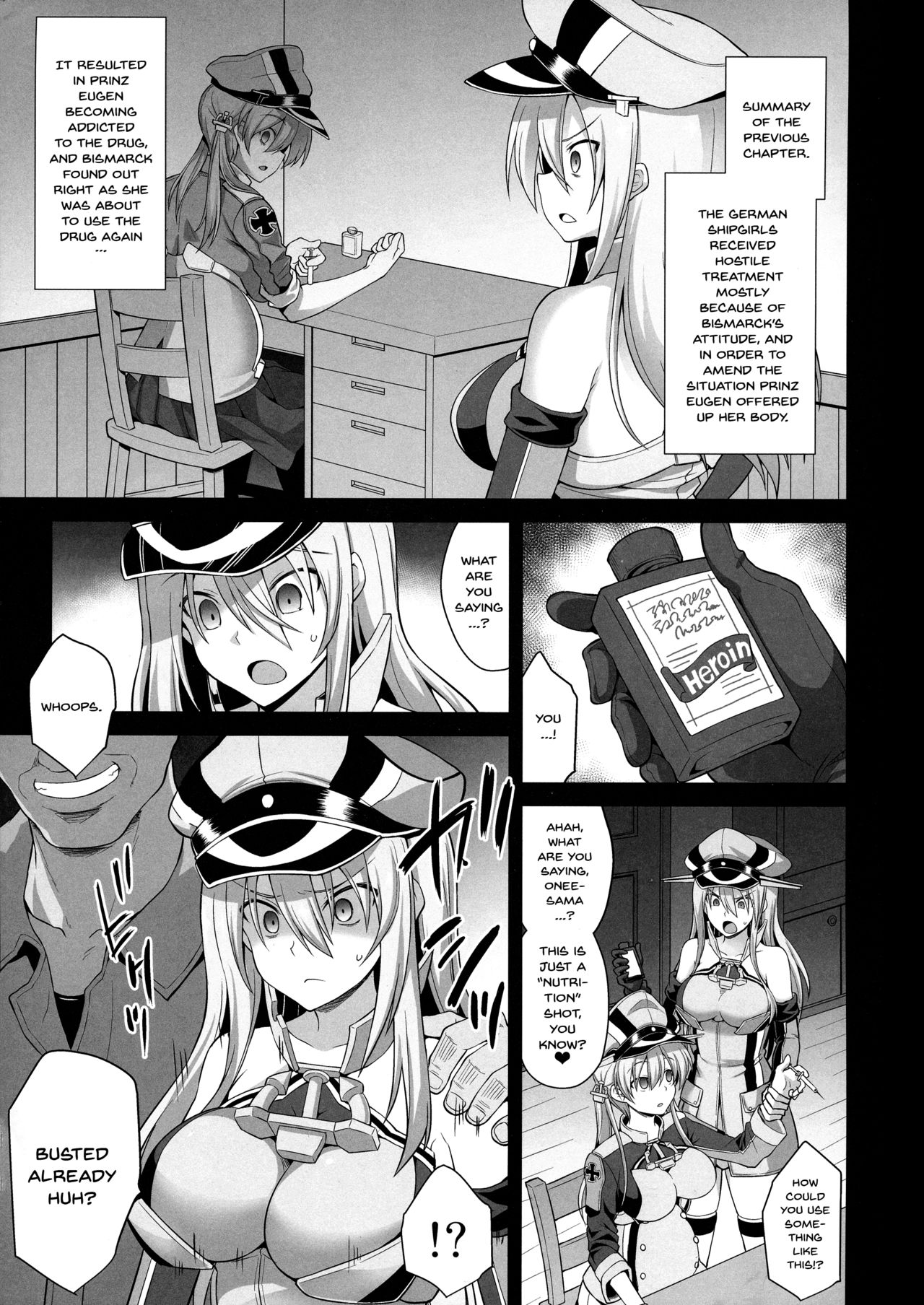 Kanmusu Chakunin Prinz Eugen &amp; Bismarck Shussan Hensai Botai Teikyou page 3 full