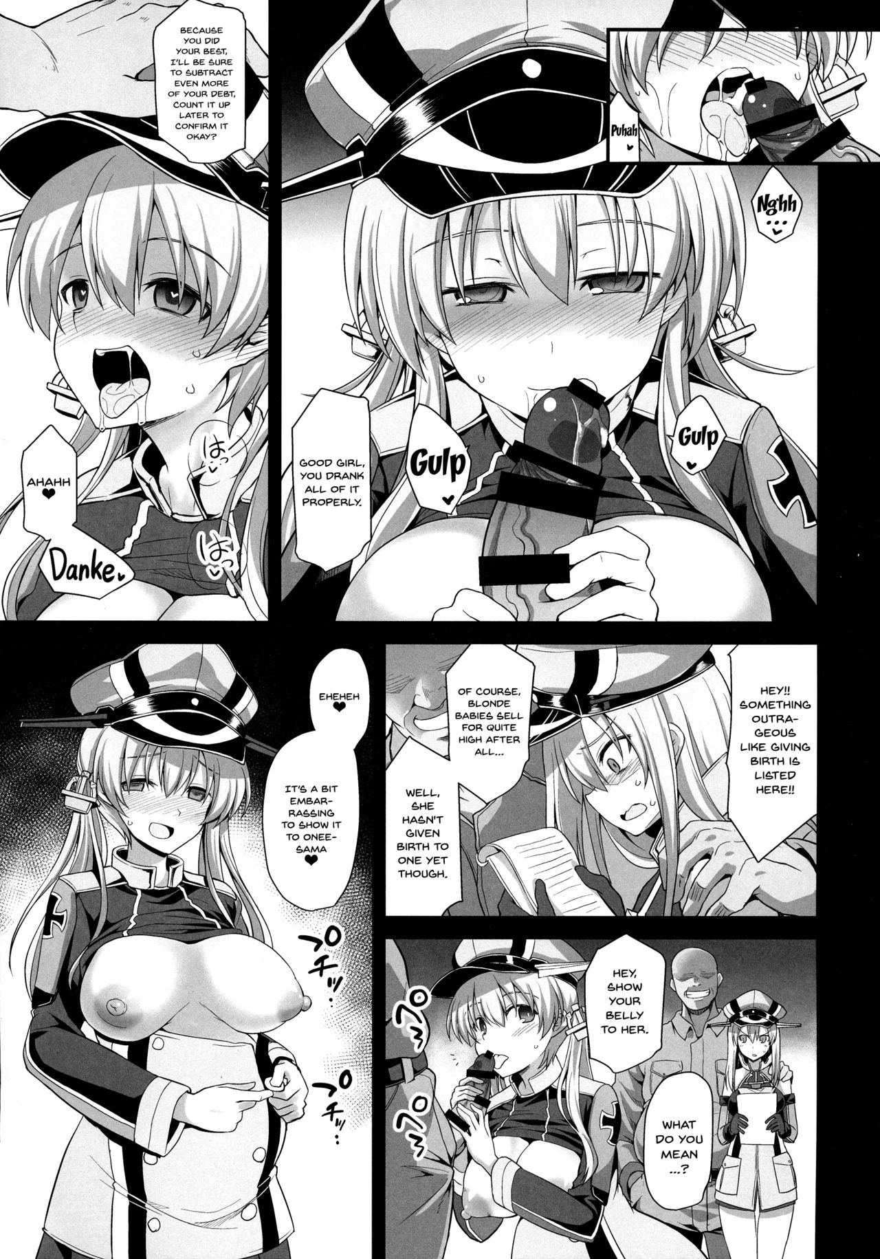 Kanmusu Chakunin Prinz Eugen &amp; Bismarck Shussan Hensai Botai Teikyou page 7 full
