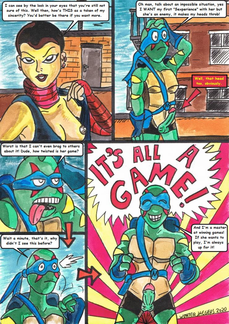 Rise of the Teenage Mutant Ninja Turtles "Quiet Time" Completed page 5 full